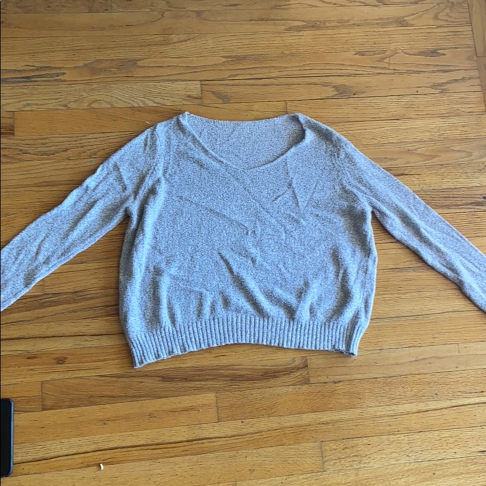 Light grey sweater!